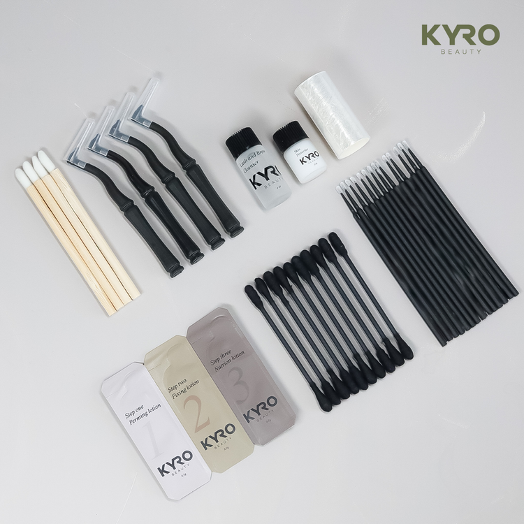 Inhoud van de KYRO brow lamination kit
